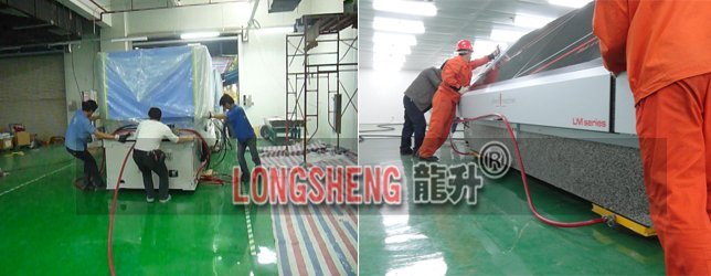 氣(qi)墊(dian)搬運(yun)車(che)怎(zen)麼(me)在(zai)環(huan)氧地坪上(shang)搬(ban)運重(zhong)型設備(bei)？